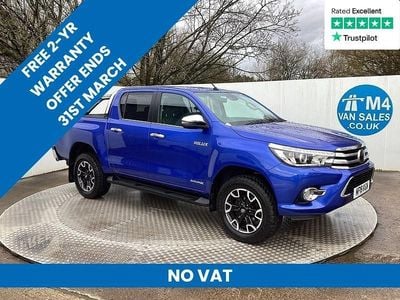 Used Toyota HiLux 150 HP (110 kW) 2018 Blue Pickup