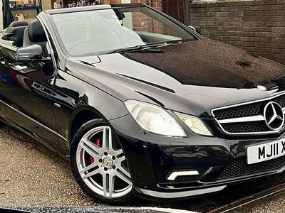 Used Mercedes E350 2011 Black Cabriolet