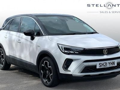 White Used 2021 Vauxhall Crossland Elite SUV | £11,500 (Good price)