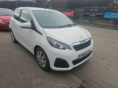 Used Peugeot 108 Active 2018 White Hatchback