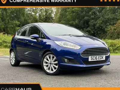 Used Ford Fiesta Titanium 2016 Blue Hatchback