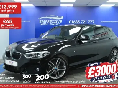 Used BMW 118 M Sport 150 HP (110 kW) 2019 Black Hatchback