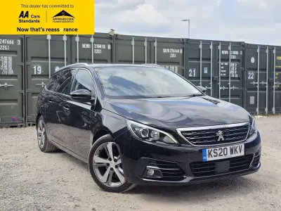 Used Peugeot 308 SW S 130 HP (95 kW) 2020 Black Estate