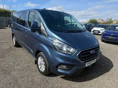 Used Ford Transit Custom Limited 130 HP (95 kW) 2022 Blue Van