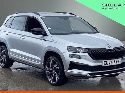 Used Skoda Karoq SportLine 150 HP (110 kW) 2024 Silver SUV