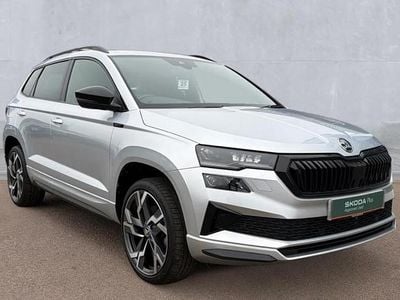 Used Skoda Karoq SportLine 150 HP (110 kW) 2024 Silver SUV