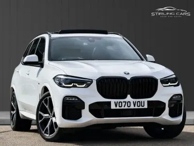 Used BMW X5 M Sport 265 HP (194 kW) 2020 White SUV