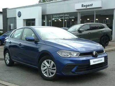 Used VW Polo Life 95 HP (69 kW) 2022 Blue Hatchback