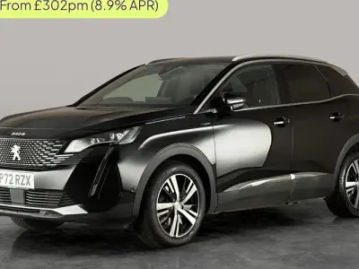 Used Peugeot 3008 GT-line 300 HP (220 kW) 2022 Black SUV