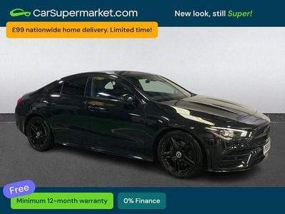 Used Mercedes CLA200 AMG line 2019 Black Coupe
