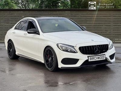 White Used 2015 Mercedes C250 AMG line Sedan | £11,295 (Fair price)