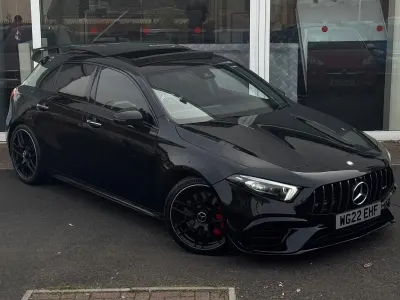 Used Mercedes A45 AMG 421 HP (309 kW) 2022 Black Hatchback