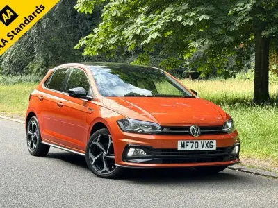 Used VW Polo R-line 93 HP (68 kW) 2020 Orange Hatchback
