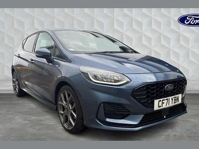 Used Ford Fiesta ST-Line 123 HP (90 kW) 2022 Blue Hatchback