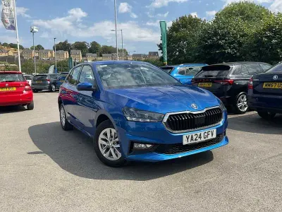 Used Skoda Fabia Comfort 85 HP (62 kW) 2024 Blue Hatchback