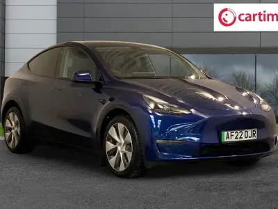 Używany Tesla Model Y Long Range AWD 378 kW (514 KM) 2022 Niebieski SUV