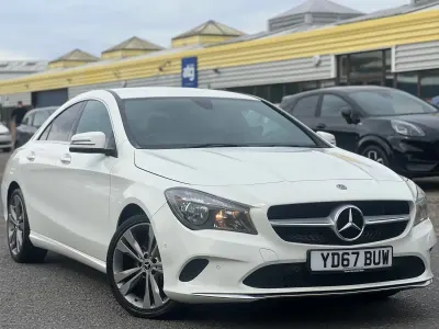Used Mercedes CLA220 2017 White Sedan