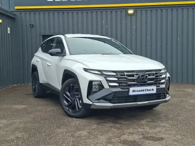 New Hyundai Tucson Blackline 239 HP (175 kW) 2026 White SUV
