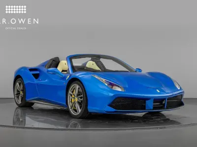 Used Ferrari 488 670 HP (492 kW) 2016 Blue Cabriolet