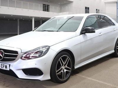 Begagnad Mercedes E220 AMG 2016 Silver Sedan