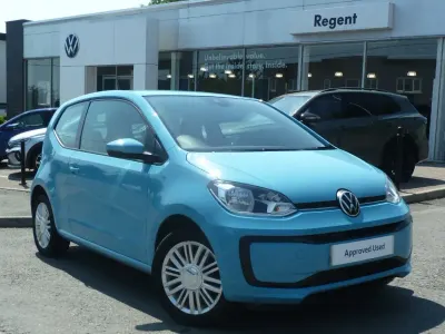 Used VW up! 65 HP (47 kW) 2022 Blue Hatchback