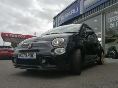 Used Abarth 595 70th Anniversary 165 HP (121 kW) 2020 Black Hatchback