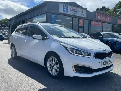 Used Kia Ceed Sportswagon 136 HP (100 kW) 2016 White Estate