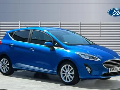 Used Ford Fiesta Titanium 101 HP (74 kW) 2020 Blue Hatchback