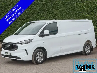 Used Ford Transit Custom Limited 136 HP (100 kW) 2024 White Van