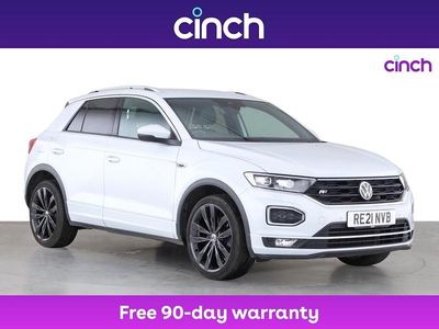 Silver Used 2021 VW T-Roc R-line SUV | £17,849 (Fair price)