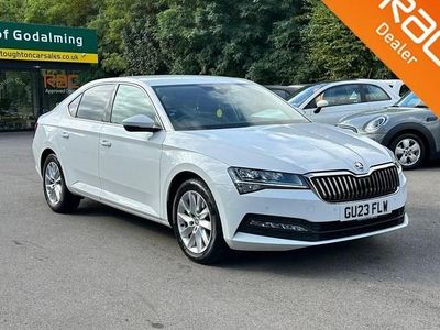 White Used 2023 Skoda Superb SE Technology Hatchback | £16,000 (Fair price)