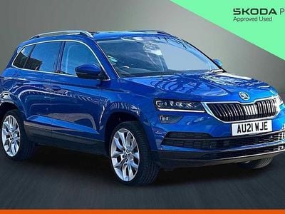 Used Skoda Karoq SE L 150 HP (110 kW) 2021 Blue SUV
