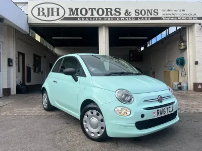 Used Fiat 500 Pop 69 HP (50 kW) 2016 Green Hatchback
