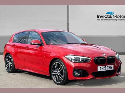 Used BMW 118 M Sport 136 HP (100 kW) 2019 Red Hatchback
