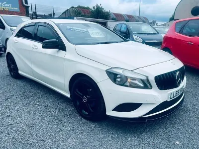 Used Mercedes A180 Sport Edition 107 HP (78 kW) 2015 White Hatchback