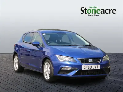 Used Seat Leon FR 128 HP (94 kW) 2020 Blue Hatchback