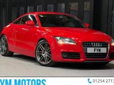 Used Audi TT S-Line 170 HP (125 kW) 2009 Red Coupe
