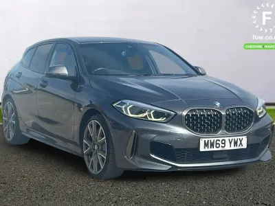 Used BMW M135 Comfort Edition 306 HP (225 kW) 2020 Grey Hatchback