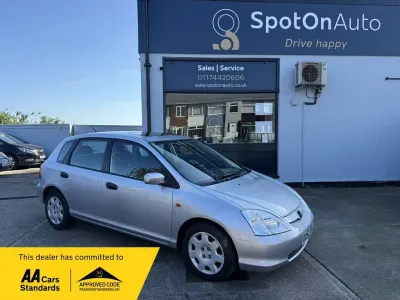 Used Honda Civic SE 110 HP (80 kW) 2002 Silver Hatchback