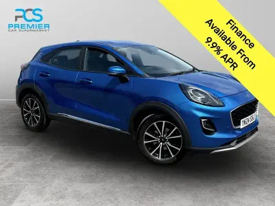 Used Ford Puma Titanium 125 HP (91 kW) 2024 Desert island blue (exclusive paint) SUV