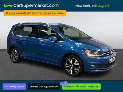 Used VW Touran SEL 150 HP (110 kW) 2020 Blue MPV