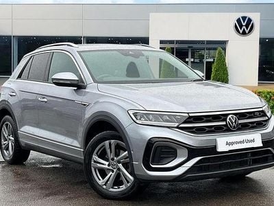 Silver Used 2024 VW T-Roc R-line SUV | £25,499 (Fair price)