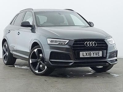 Begagnad Audi Q3 Black Edition 150 HK (110 kW) 2018 Grå SUV