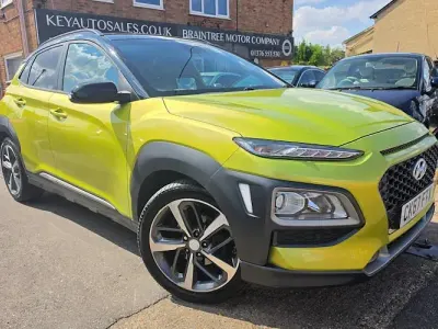 Used Hyundai Kona Premium SE 120 HP (88 kW) 2017 Yellow SUV