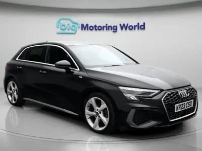 Used Audi A3 S-Line 148 HP (108 kW) 2023 Black Sedan