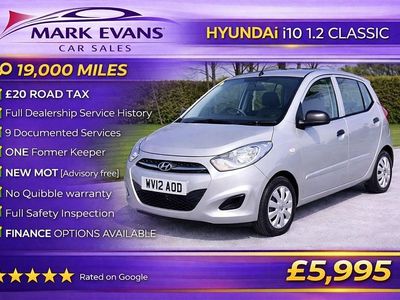 Used Hyundai i10 Classic 85 HP (62 kW) 2012 Silver Hatchback