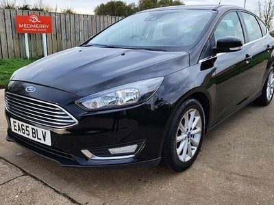 Black Used 2015 Ford Focus Titanium Hatchback | £5,450 (Good price)