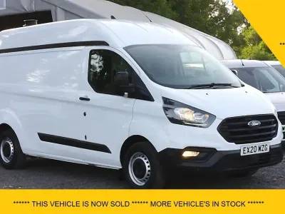 Used Ford Transit Custom 105 HP (77 kW) 2020 White Van