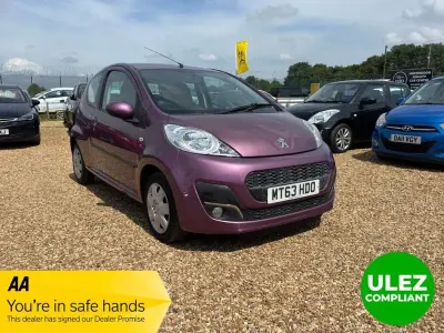 Used Peugeot 107 Active 68 HP (50 kW) 2013 Mauve/purple Hatchback