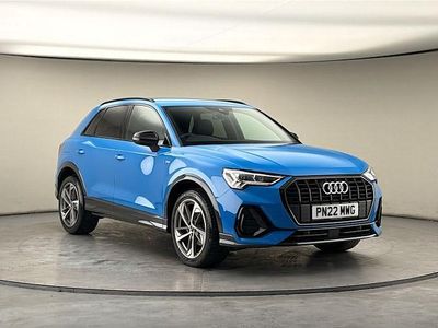 Used Audi Q3 Black Edition 150 HP (110 kW) 2022 Blue SUV